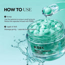 Creme hidratante facial em cápsulas PDRN, com ácido hialurônico, para cuidados com a pele coreana, que promove a longevidade da pele, preenche e nutre.