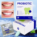 Comprimidos probióticos para limpeza dental, 30/60/90 comprimidos por caixa, com hálito fresco por muito tempo, dentes limpos e cuidado dental portátil.
