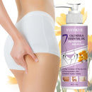 Creme para levantar o bumbum YUITIKUE em 7 dias, 150g - Firmeza de ação rápida, com 7 óleos de calêndula, para esculpir bumbum, abdômen e coxas.