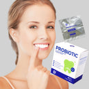 Comprimidos probióticos para limpeza dental, 30/60/90 comprimidos por caixa, com hálito fresco por muito tempo, dentes limpos e cuidado dental portátil.