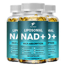 Suplemento de NAD+ lipossomal 1000 mg, maior concentração de NAD, máxima absorção | Energia e reparação do DNA, defesa contra o envelhecimento, função cerebral