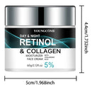 O creme de retinol YOUNGCOME promove a elasticidade e o brilho da pele, nutrindo e retendo a hidratação para melhorar a textura da pele.