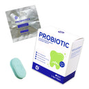 Comprimidos probióticos para limpeza dental, 30/60/90 comprimidos por caixa, com hálito fresco por muito tempo, dentes limpos e cuidado dental portátil.