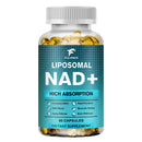 Suplemento de NAD+ lipossomal 1000 mg, maior concentração de NAD, máxima absorção | Energia e reparação do DNA, defesa contra o envelhecimento, função cerebral