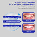 Comprimidos probióticos para limpeza dental, 30/60/90 comprimidos por caixa, com hálito fresco por muito tempo, dentes limpos e cuidado dental portátil.