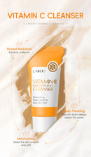 Sabonete Facial com Vitamina C 50g Hidratante, Limpeza Profunda, Refina os Poros, Ilumina a Pele - Produto Coreano para Cuidados com a Pele