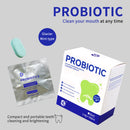 Comprimidos probióticos para limpeza dental, 30/60/90 comprimidos por caixa, com hálito fresco por muito tempo, dentes limpos e cuidado dental portátil.