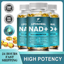 Suplemento de NAD+ lipossomal 1000 mg, maior concentração de NAD, máxima absorção | Energia e reparação do DNA, defesa contra o envelhecimento, função cerebral