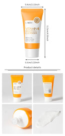 Sabonete Facial com Vitamina C 50g Hidratante, Limpeza Profunda, Refina os Poros, Ilumina a Pele - Produto Coreano para Cuidados com a Pele